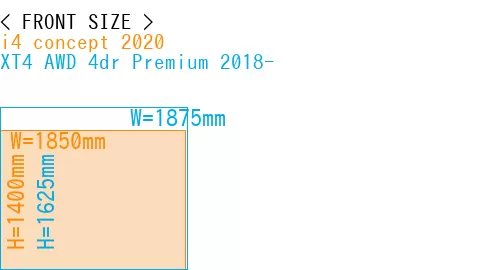 #i4 concept 2020 + XT4 AWD 4dr Premium 2018-
